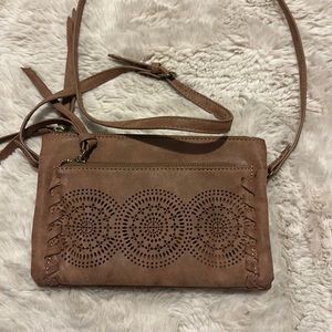 EUC suede crossbody